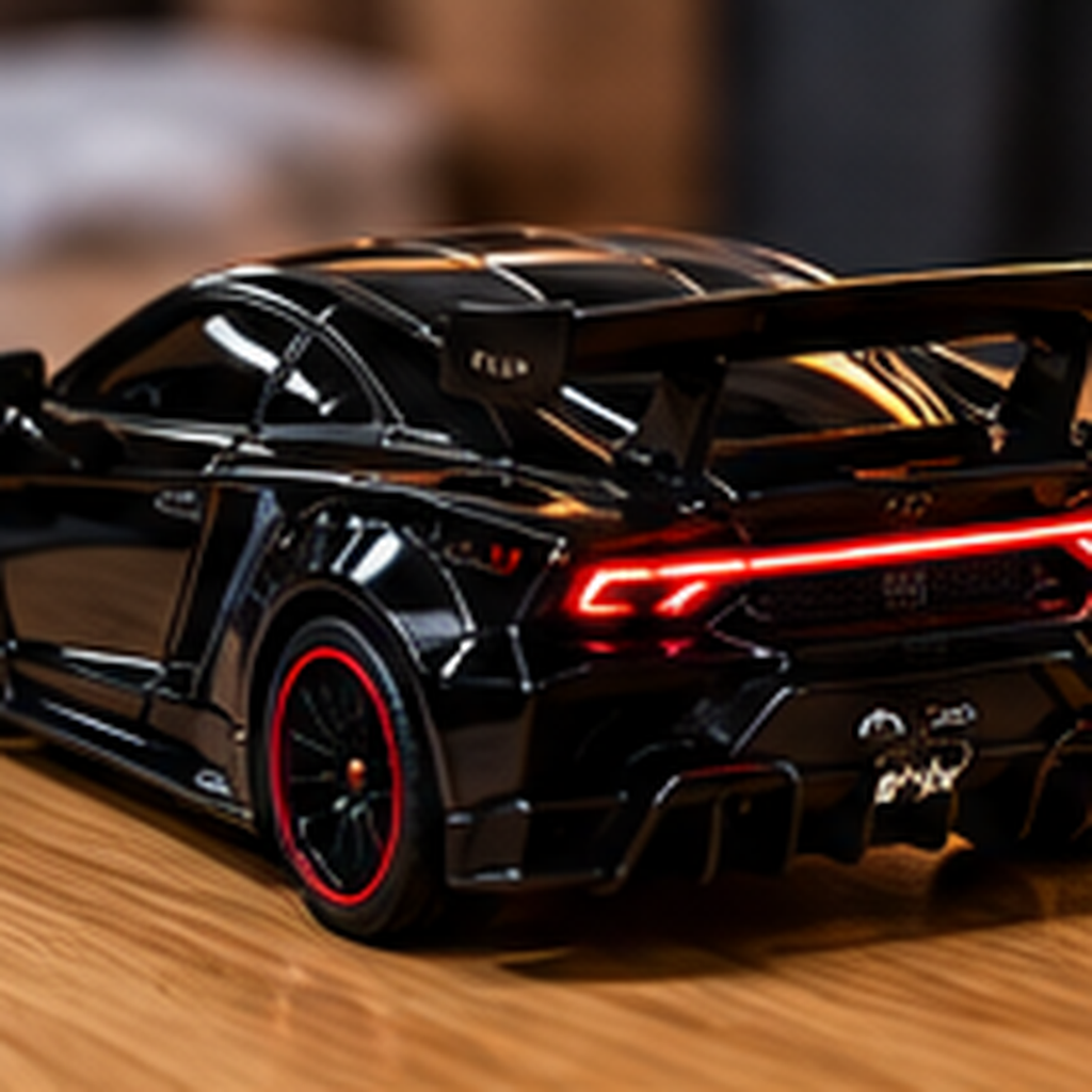 WakeForSpeed™ Supercar Alarm Clock with Digital Display, Sound & LED Lights