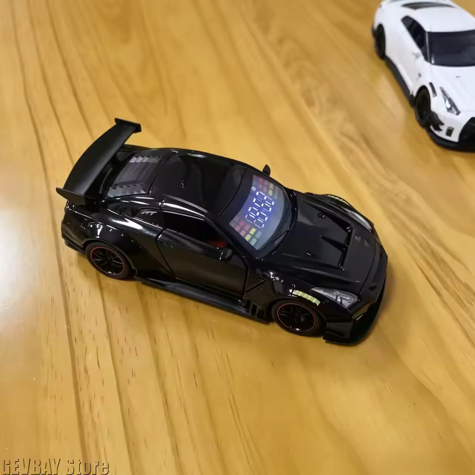 WakeForSpeed™ Supercar Alarm Clock with Digital Display, Sound & LED Lights