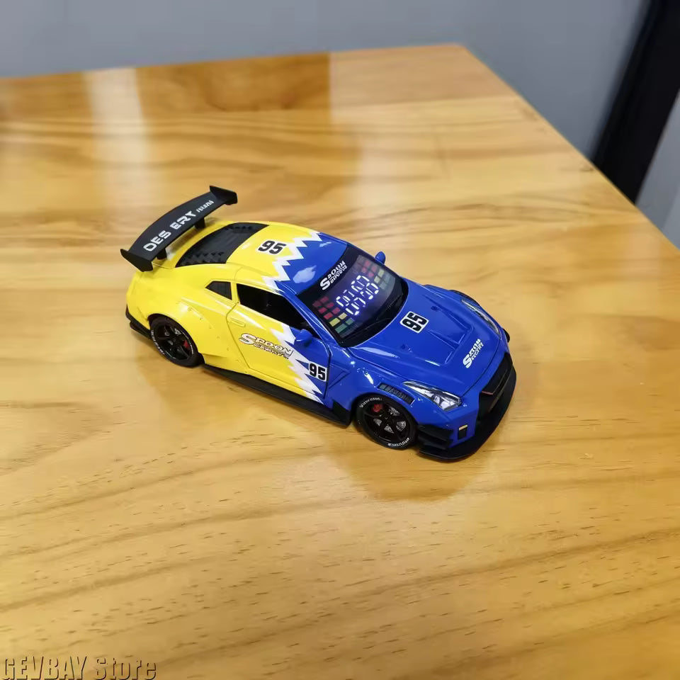 WakeForSpeed™ Supercar Alarm Clock with Digital Display, Sound & LED Lights