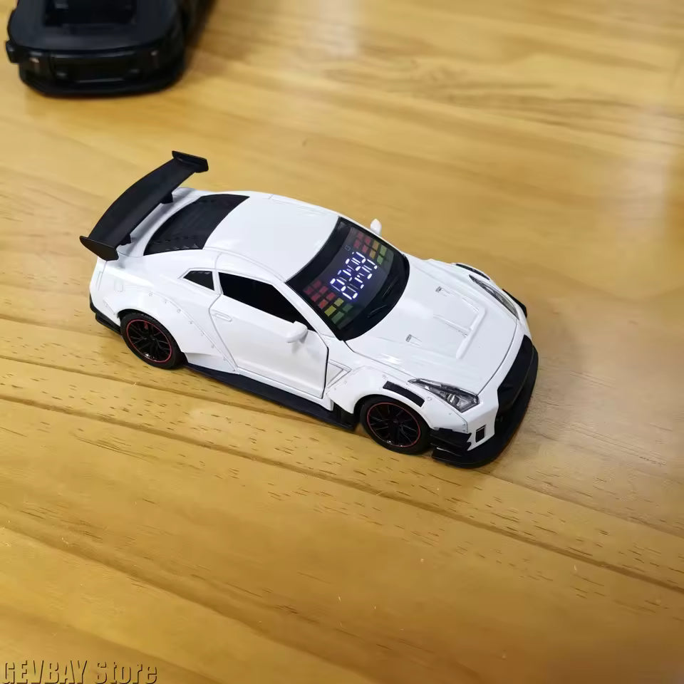 WakeForSpeed™ Supercar Alarm Clock with Digital Display, Sound & LED Lights